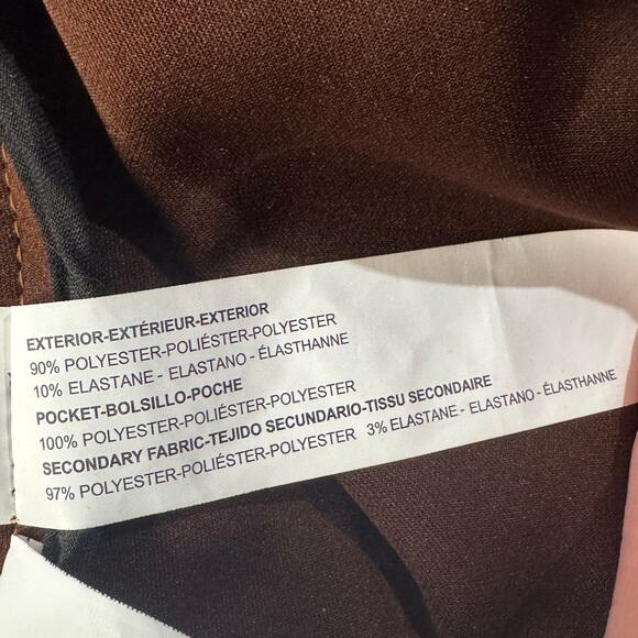 Denim & Flower Small Faux Suede Jacket Full-Zip Pocket Stretch Ricky Singh Brown - Picture 11 of 13